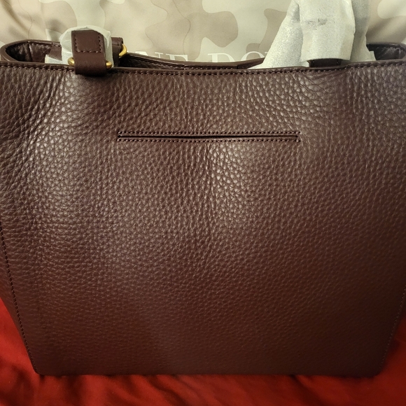 COPY - Dagne Dover Oxblood Allyn Tote Small - Picture 3 of 7